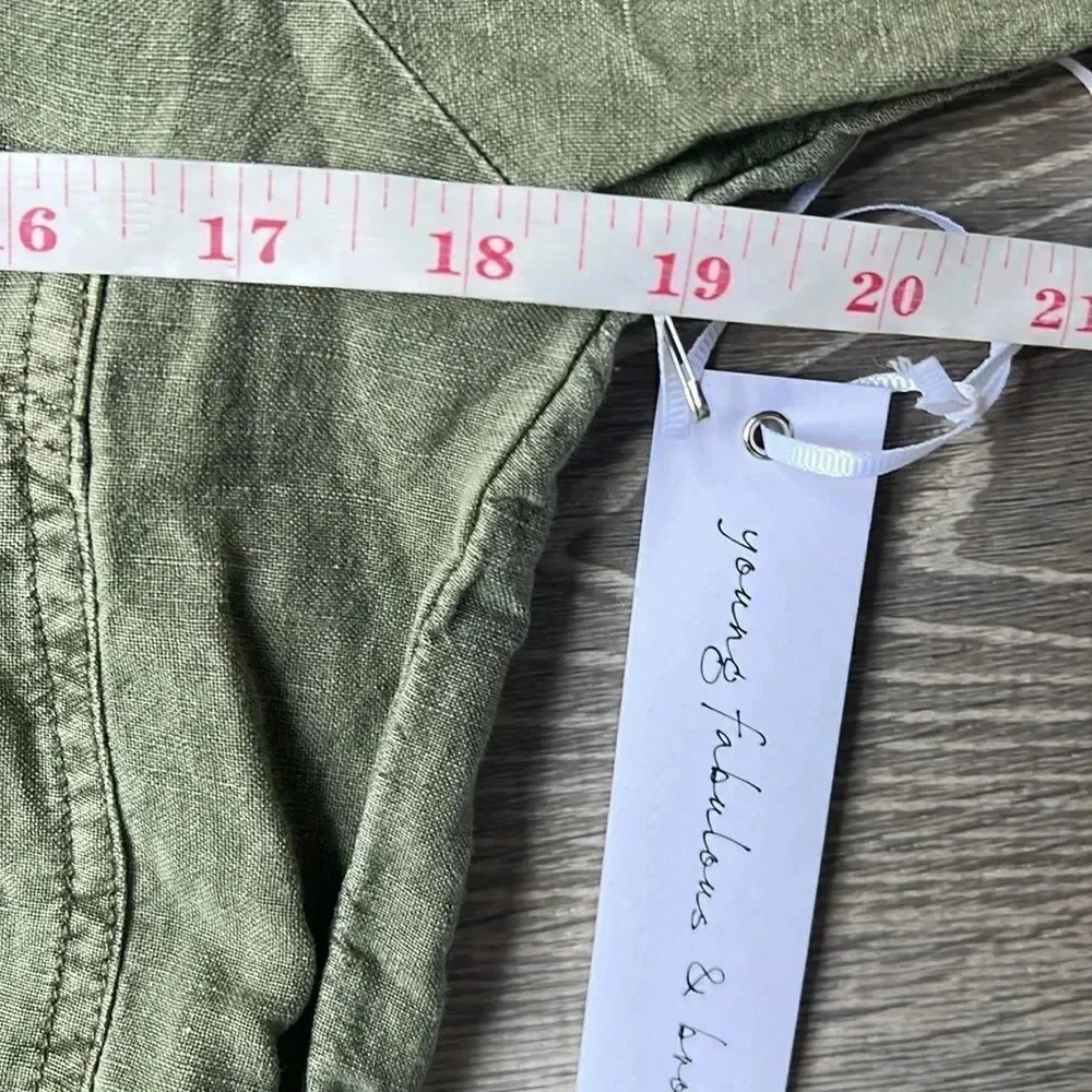 NEW young fabulous & broke river Romper in cadet Pigment